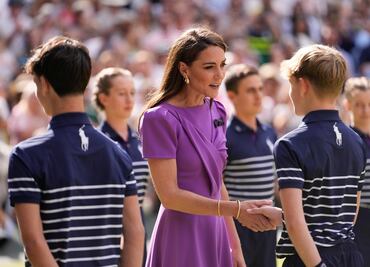 Kate Middleton reaparece en Wimbledon y recibe gran ovación