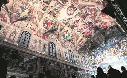 Inician instalación de réplica de la Capilla Sixtina en el Zócalo