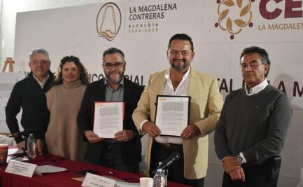 Magdalena Contreras firma convenio con CMIC; buscan fortalecer supervisión y transparencia en obra pública