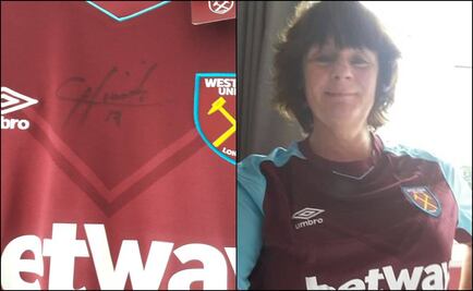 Fanática del West Ham subastará playera de 'Chicharito'