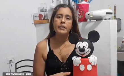 Repostera del “horrible” pastel de Mickey Mouse lo vuelve a intentar; este es el resultado