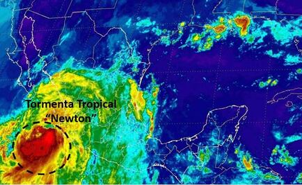 Tormenta "Newton" intensifica su fuerza en el Pacífico