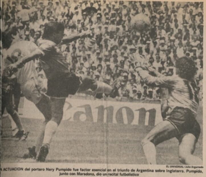 Así se vivió “la mano de Dios” de Maradona, en el Mundial de México en 1986