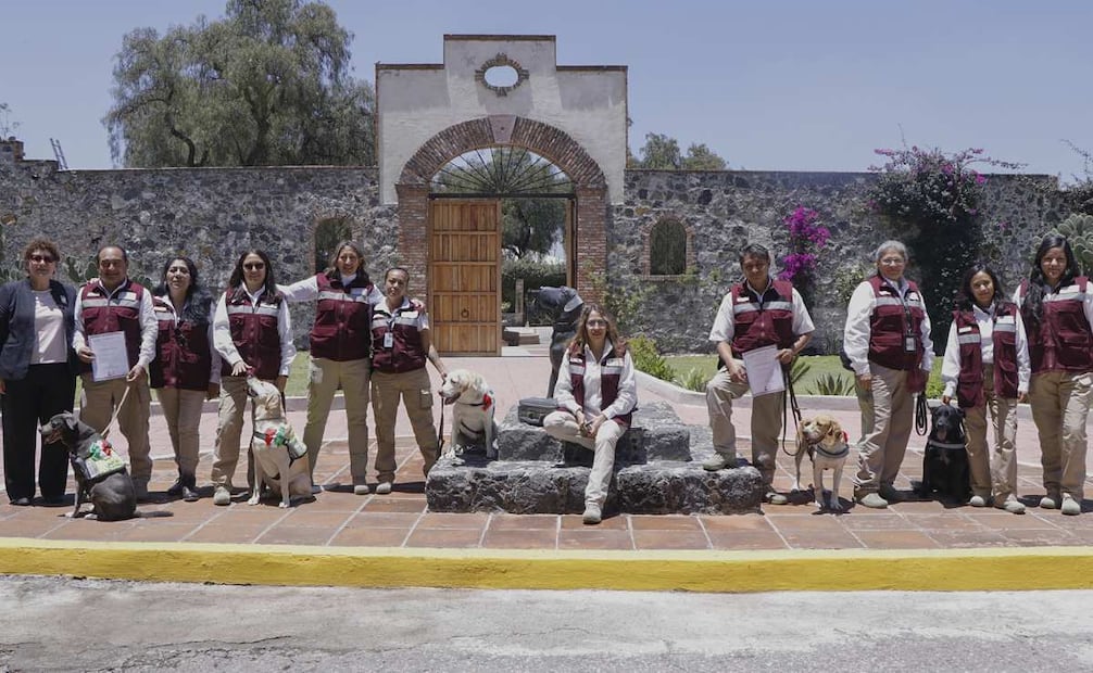 Inicia Agricultura capacitación de la Generación 82 de Binomios Caninos para proteger el patrimonio agroalimentario. Foto: Especial