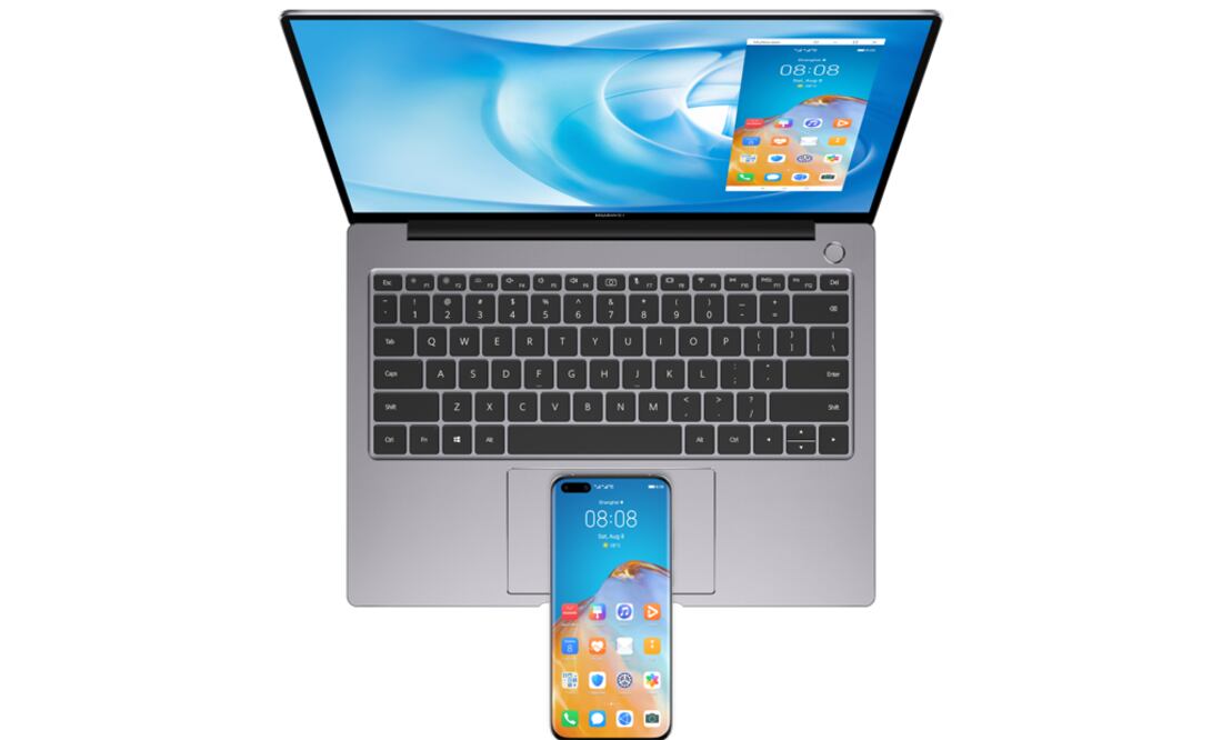 La MateBook 14 de Huawei se vuelve un 'súper dispositivo' con tu teléfono