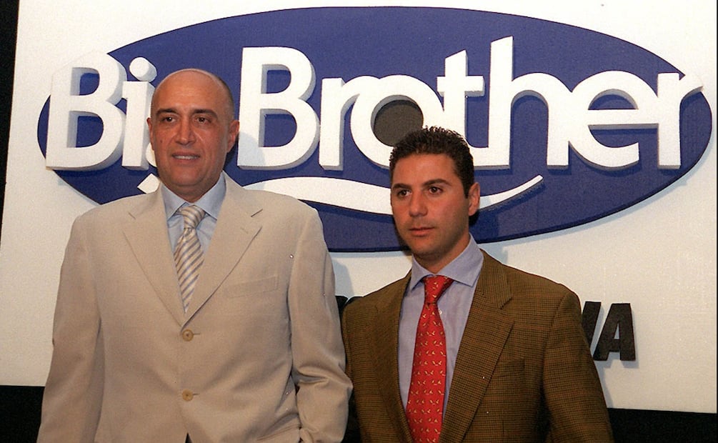 Lanzamiento de "Big Brother", en 2001. Pedro Torres y José Bastón.
