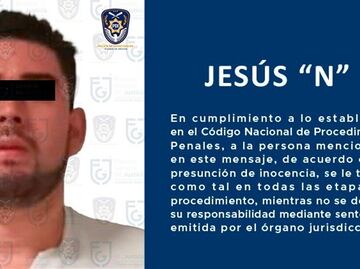 Cae Jesús "N", alias “Chucho Macero”, generador de violencia en el sur de la CDMX