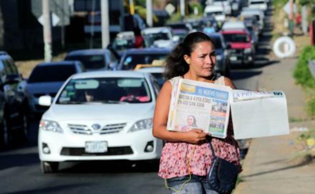 Diario La Prensa de Nicaragua protesta con portada en blanco contra gobierno de Ortega