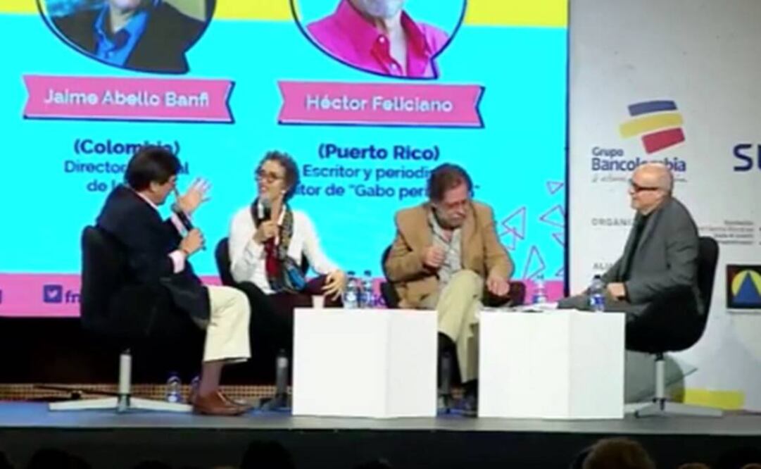 Los creadores no dejaron de contar anécdotas de Gabo y con Gabo durante el último día del encuentro. FOTO: Twitter/FNPI