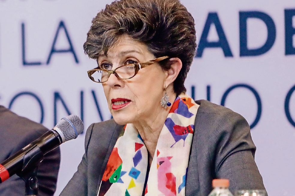 Janine Otálora, presidenta del TEPJF, llamó a redoblar las acciones para garantizar la paz en las elecciones. (Foto: IVÁN STEPHENS. EL UNIVERSAL)