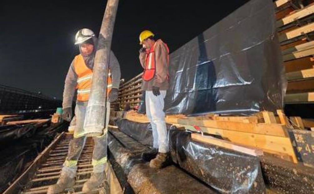 Concluye mantenimiento a 6 estaciones de la Línea B del Metro (11/01/2026). Foto: Especial