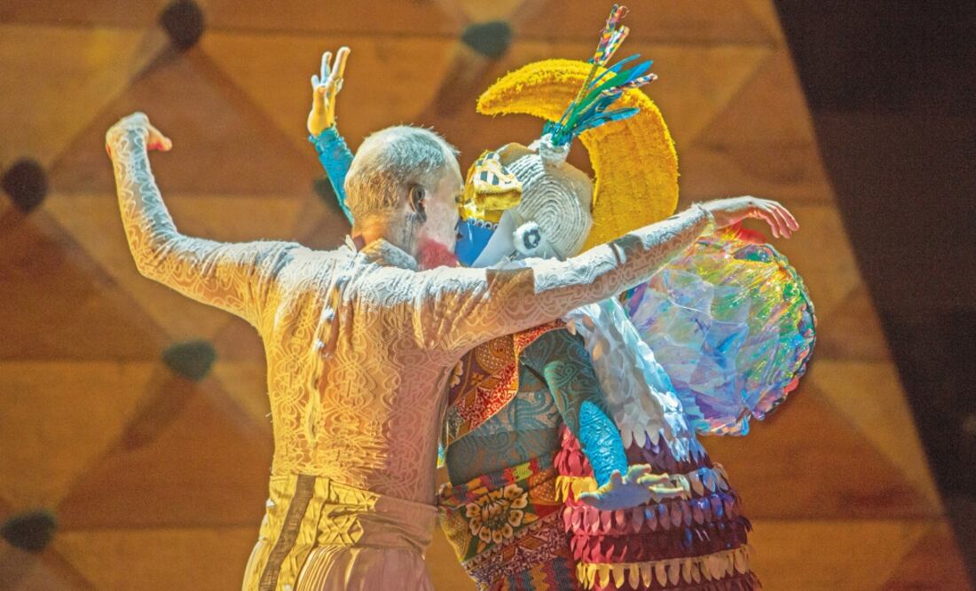 La puesta en escena es parte de una serie de reconocimientos que se le hacen a Miguel Léon-Portilla por su trayectoria académica. (DIFUSIÓN CULTURAL UNAM)