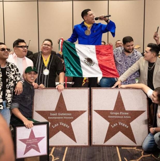 Grupo Firme presume estrella en Las Vegas