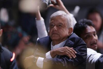 AMLO: se va a desterrar la corrupción del país, me canso ganso