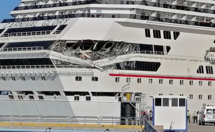 Choque entre cruceros fue por vientos fuertes: Administración Portuaria 