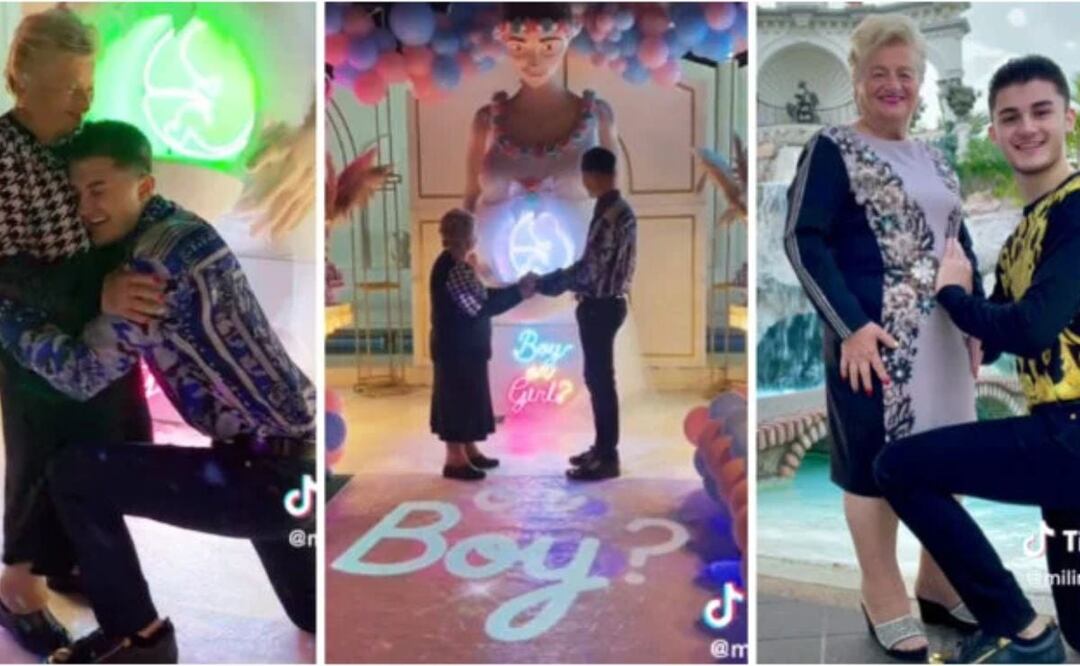 Abuelita millonaria de 79 años queda embarazada de su novio de 19 años. Foto: TikTok @milina_gatta