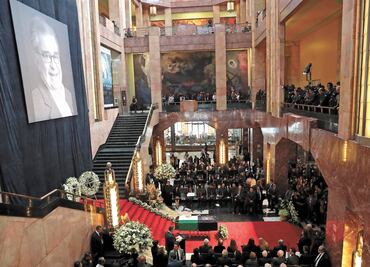 Despiden y celebran en Bellas Artes a León-Portilla