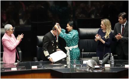 Indignante, que labores del Senado acaben arrodilladas a las Fuerzas Armadas: senador Germán Martínez por Homenaje a secretario de Marina