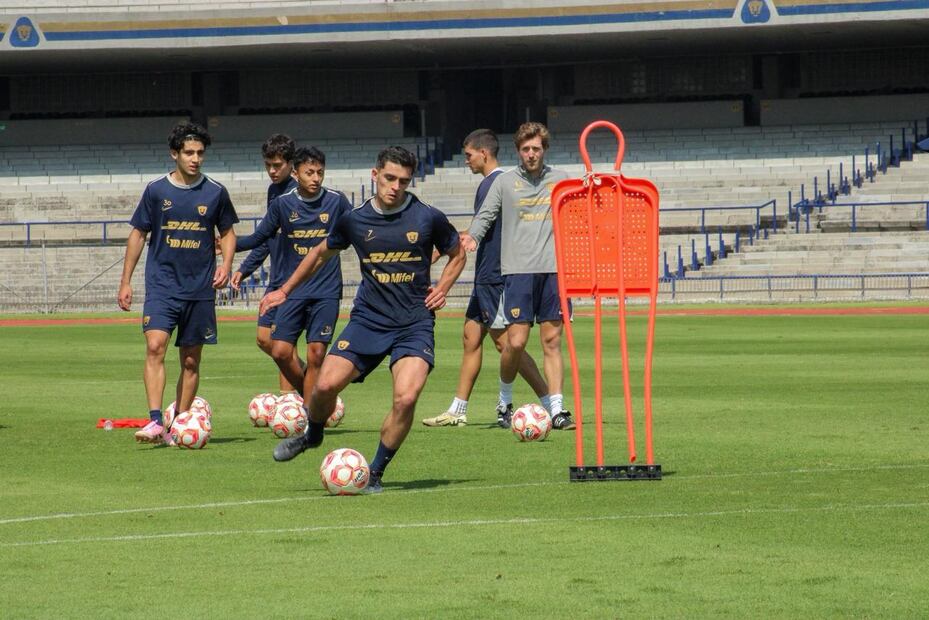Pumas en entrenamiento, previo a la Jornada 16 del Apertura 2025 - Foto: Maritza Villagómez/EL GRÁFICO