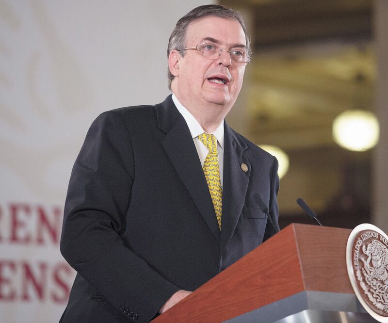 El canciller Marcelo Ebrard señaló que la reunión con el fiscal General de Estados Unidos es para avanzar en la cooperación bilateral. ARCHIVO EL UNIVERSAL