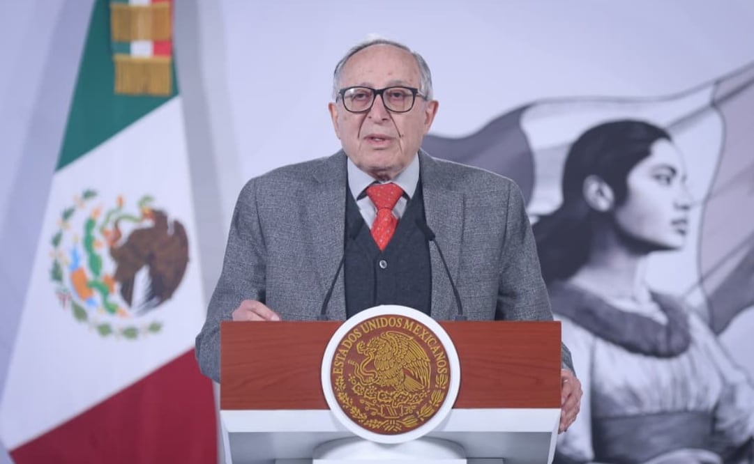 David Kershenobich, secretario de Salud, durante la conferencia matutina del martes 31 de marzo de 2026 en Palacio Nacional. Foto: Luis Camacho/ EL UNIVERSAL