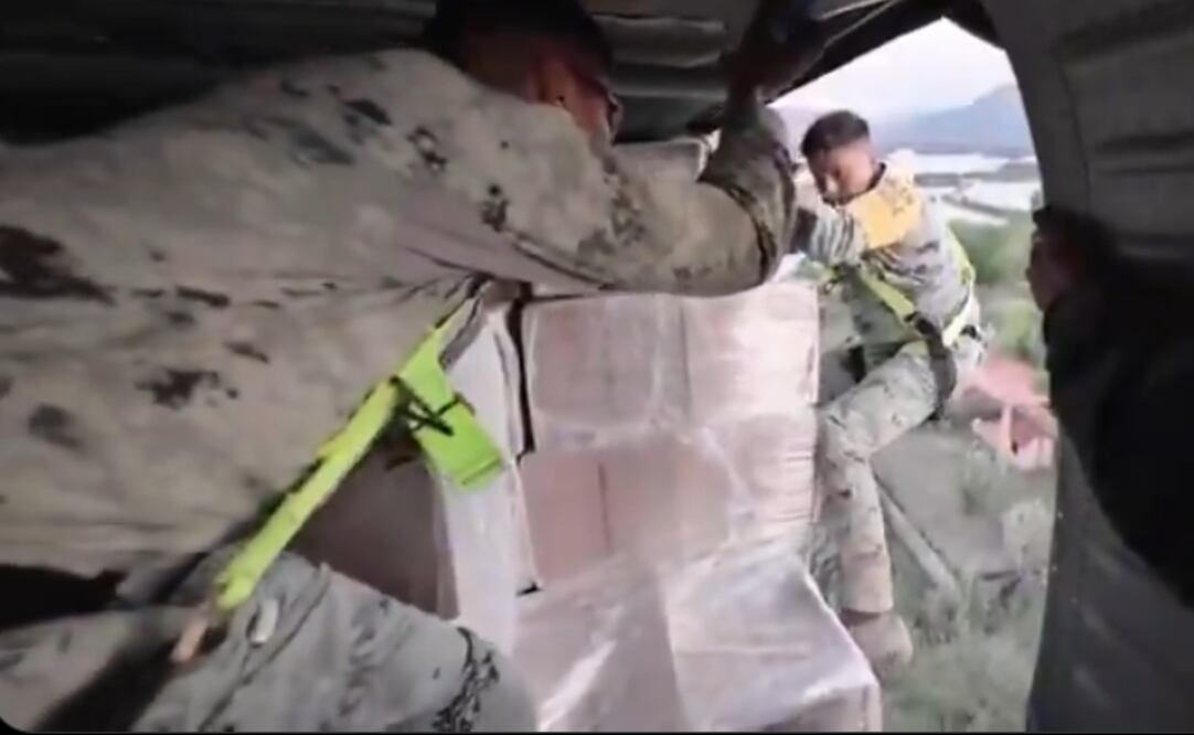 Fuerzas Armadas ayudan a poblaciones afectadas por intensas lluvias en cinco estados del país. Foto: captura de pantalla