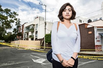 Gaby alcanzó a ver por última vez a sus padres entre los escombros