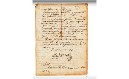 Pese a denuncia, Morton subasta documentos históricos de la Independencia