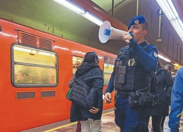 Diseñan plan de 7 acciones de seguridad en el Metro