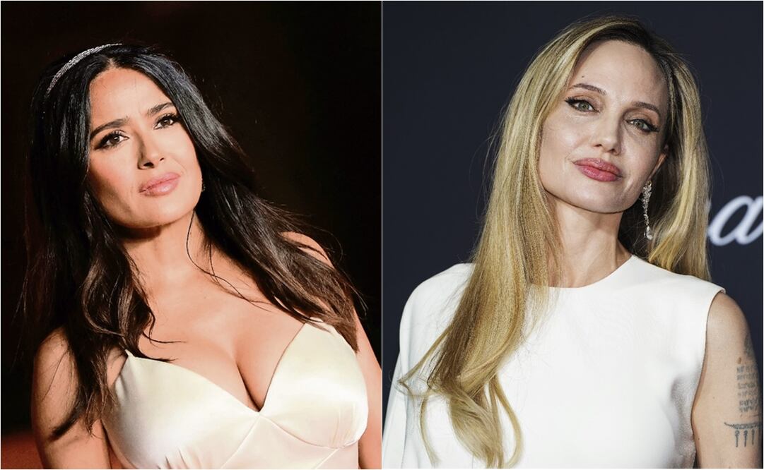 Salma Hayek y Angelina Jolie trabajaron juntas en la cinta "Eternals".
Fotos: AP, archivo