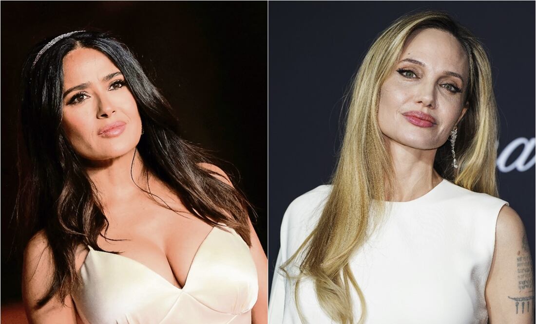Salma Hayek y Angelina Jolie trabajaron juntas en la cinta "Eternals".
Fotos: AP, archivo