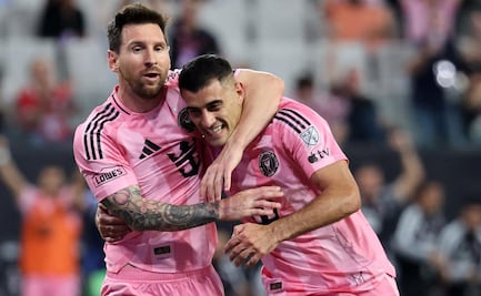 Berterame anota su primer gol en MLS y Messi celebra efusivamente con él