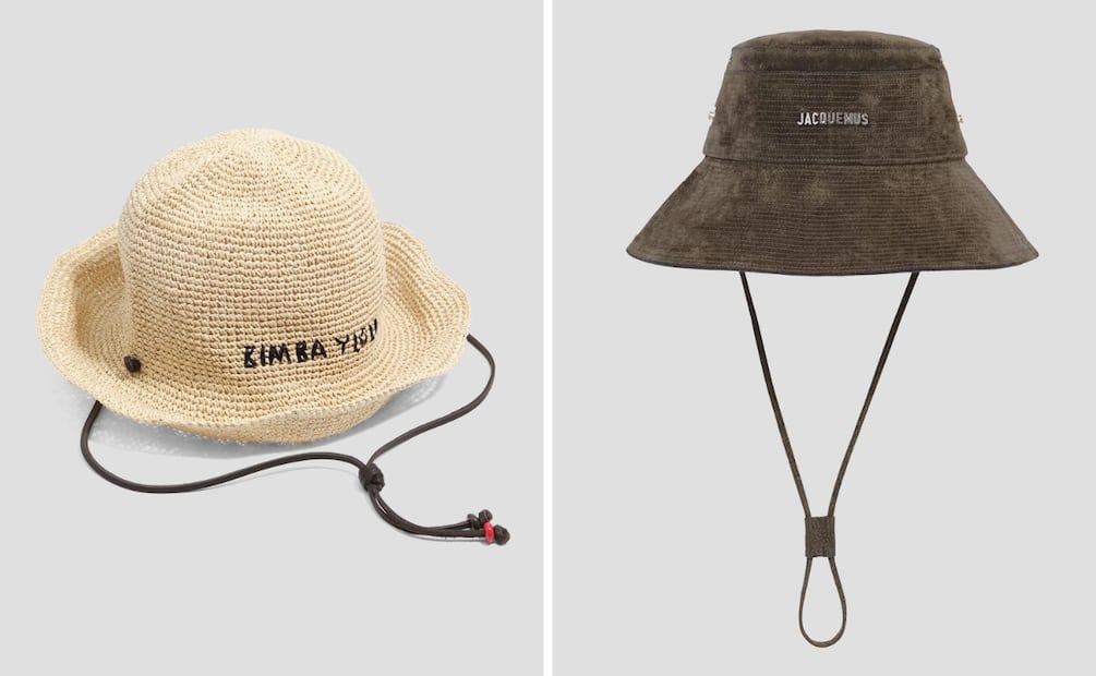 Y si solo irás a una pool party, este tipo de sobreros son perfectos para usar en la alberca: Foto: Bimba y Lola, Jacquemus