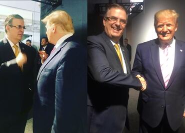 Por cumbre del G2O, Ebrard y Trump tienen "encuentro amistoso"