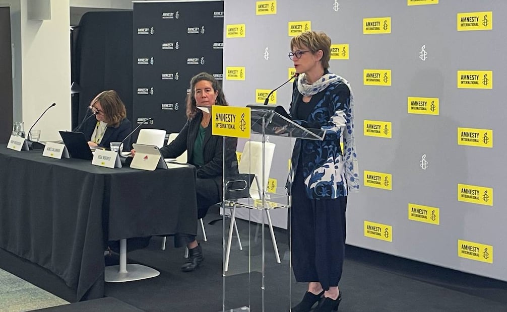 La organización Amnistía Internacional presentó hoy su informe anual sobre los derechos humanos en el mundo. (20/04/26) Foto: EFE