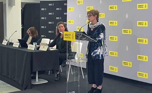 La organización Amnistía Internacional presentó hoy su informe anual sobre los derechos humanos en el mundo. (20/04/26) Foto: EFE
