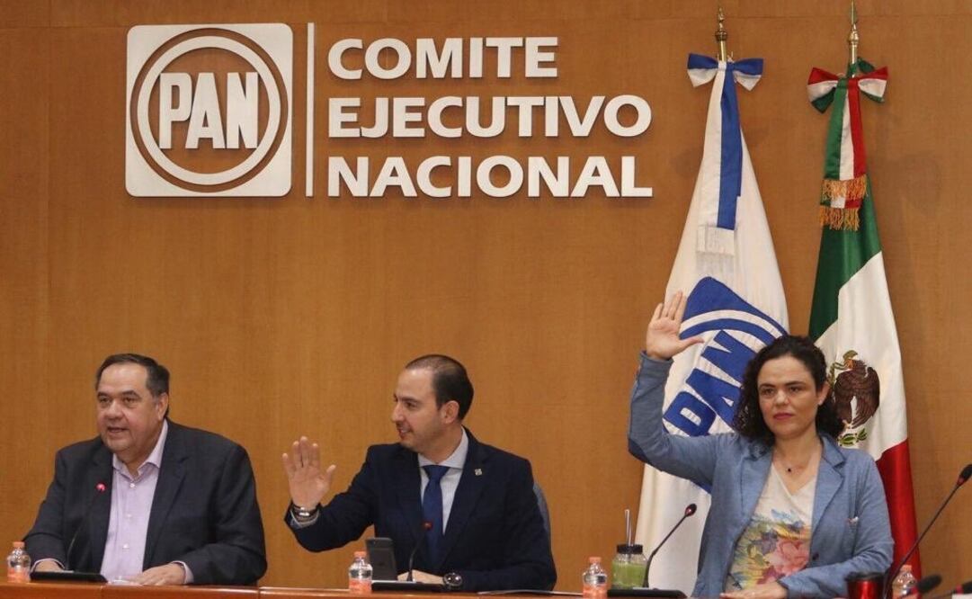 Héctor Larios, Marko Cortés y Mariana Gómez del Campo. Foto: Especial