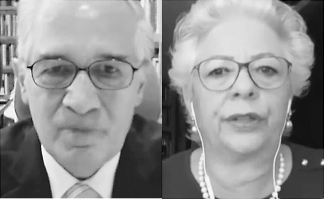 Diego Valadés, investigador de la UNAM, y María Marván, investigadora de la UNAM. Fotos: Especiales