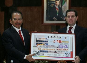 Reconoce Lotería a la CROC por sus 65 años