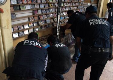 PGR asegura 7 toneladas de productos pirata