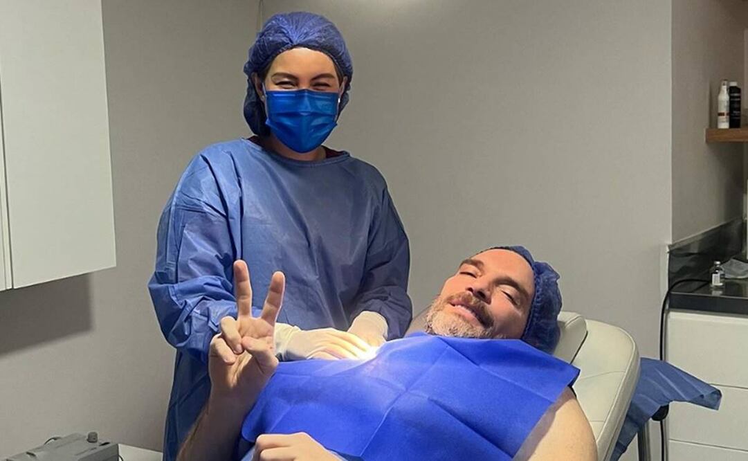 Julián Gil se somete a cirugía por cáncer de piel. Foto: Instagram.