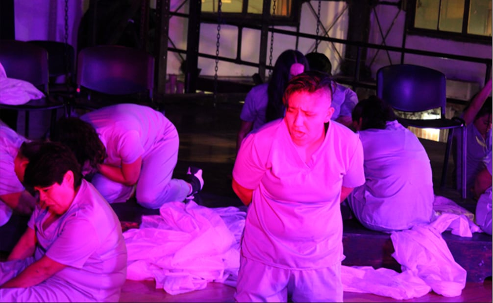 Obra de teatro "Alquimia y transmutación: mujeres presas dentro y fuera de una cárcel”. Fotos: Compañía Teatral de Personas Liberadas