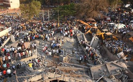 Al menos dos muertos tras derrumbe de edificio en construcción en India
