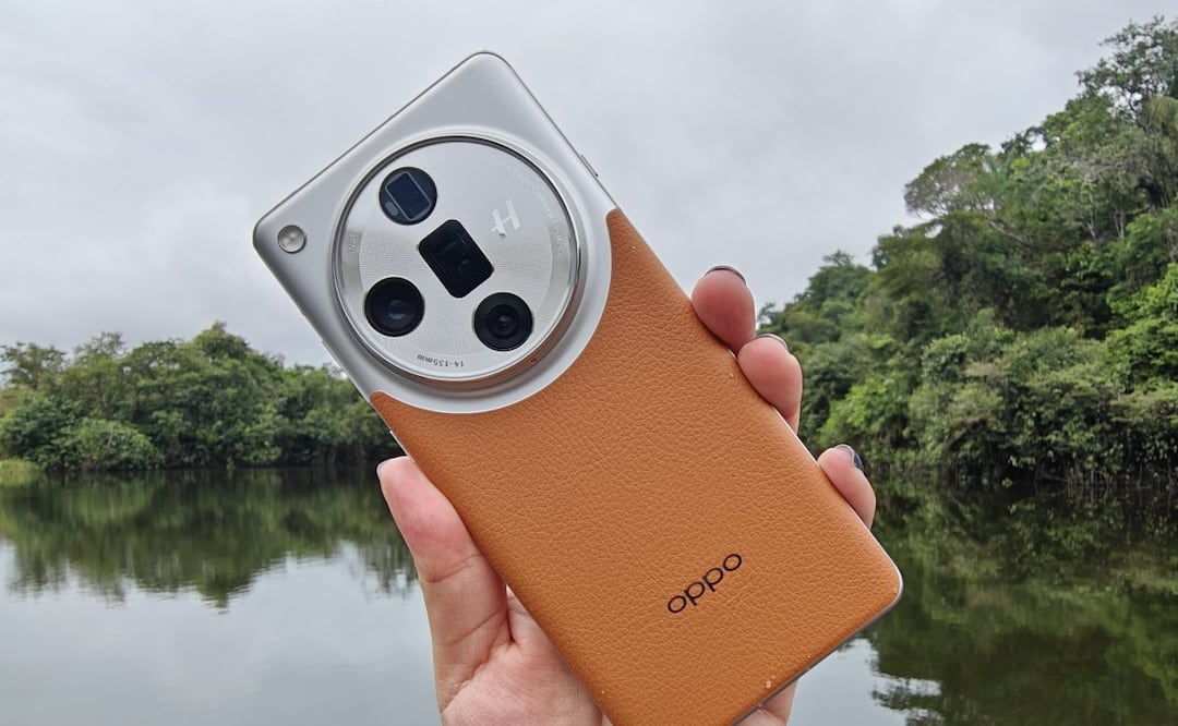 El OPPO Find X7 Ultra destaca por su acabado elegante. Foto: Paloma Vega