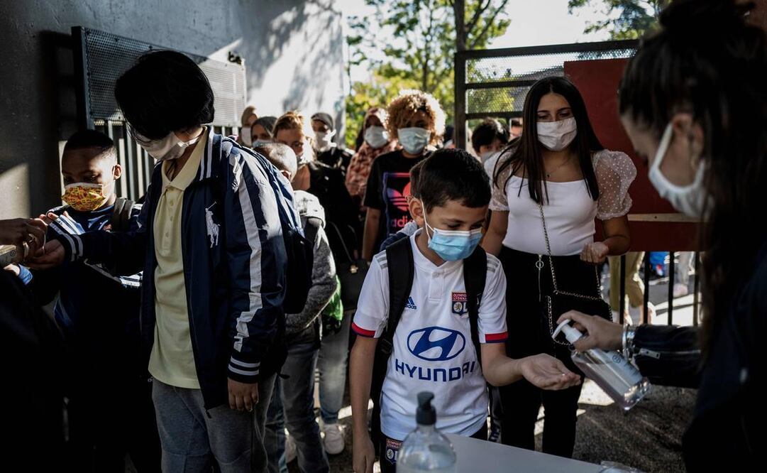 Regreso a clases en Francia tras la pandemia del coronavirus (Fotos: AFP)