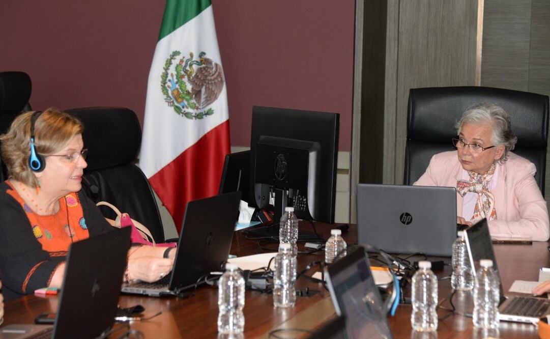 Foto tomada de Twitter @SEGOB_mx · 6min