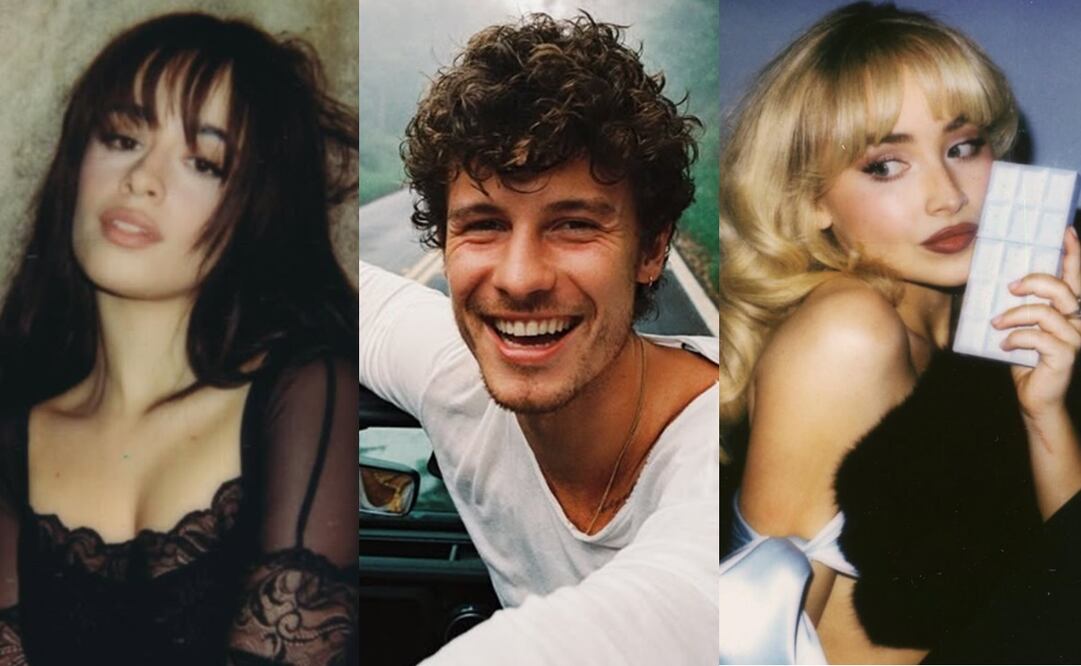 Camila Cabello, Sabrina Carpenter y Shawn Méndez. Foto: Instagram oficial.