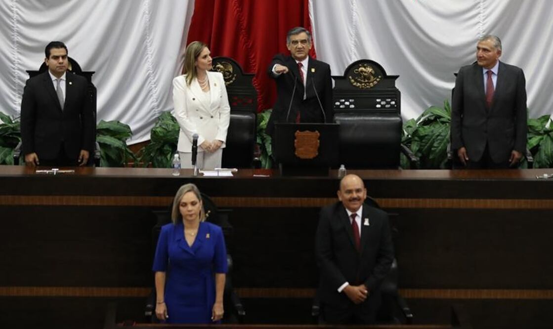 Américo Villarreal se convirtió en el gobernador número 26 de Tamaulipas. Foto: Valente Rosas