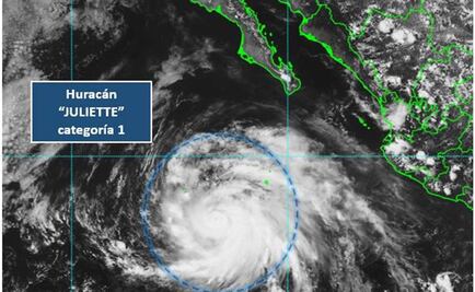 “Juliette” se convierte en huracán; prevén lluvias en Nayarit y Jalisco