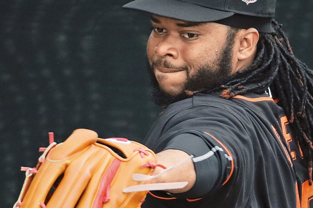 Johnny Cueto, ahora con los Giants de San Francisco (CHRIS CARLSON. AP)